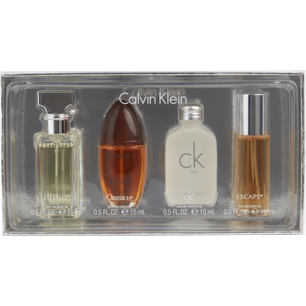 Calvin Klein Mini Fragrance Gift Set for Women - 4 x 0.5 oz (15 mL)
