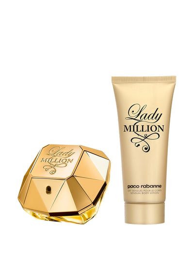 Paco Rabanne Million EDP Gift Set for Women (2.7 oz + 3.4 oz Body Lotion)