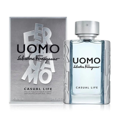 Salvatore Ferragamo Uomo Casual Life EDT for Men 3.4 oz (100 mL)